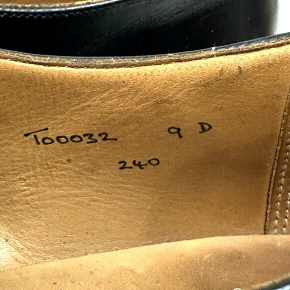 NEW HEELS Crockett & Jones x Brooks Brothers Single Monk Made in England 9 D